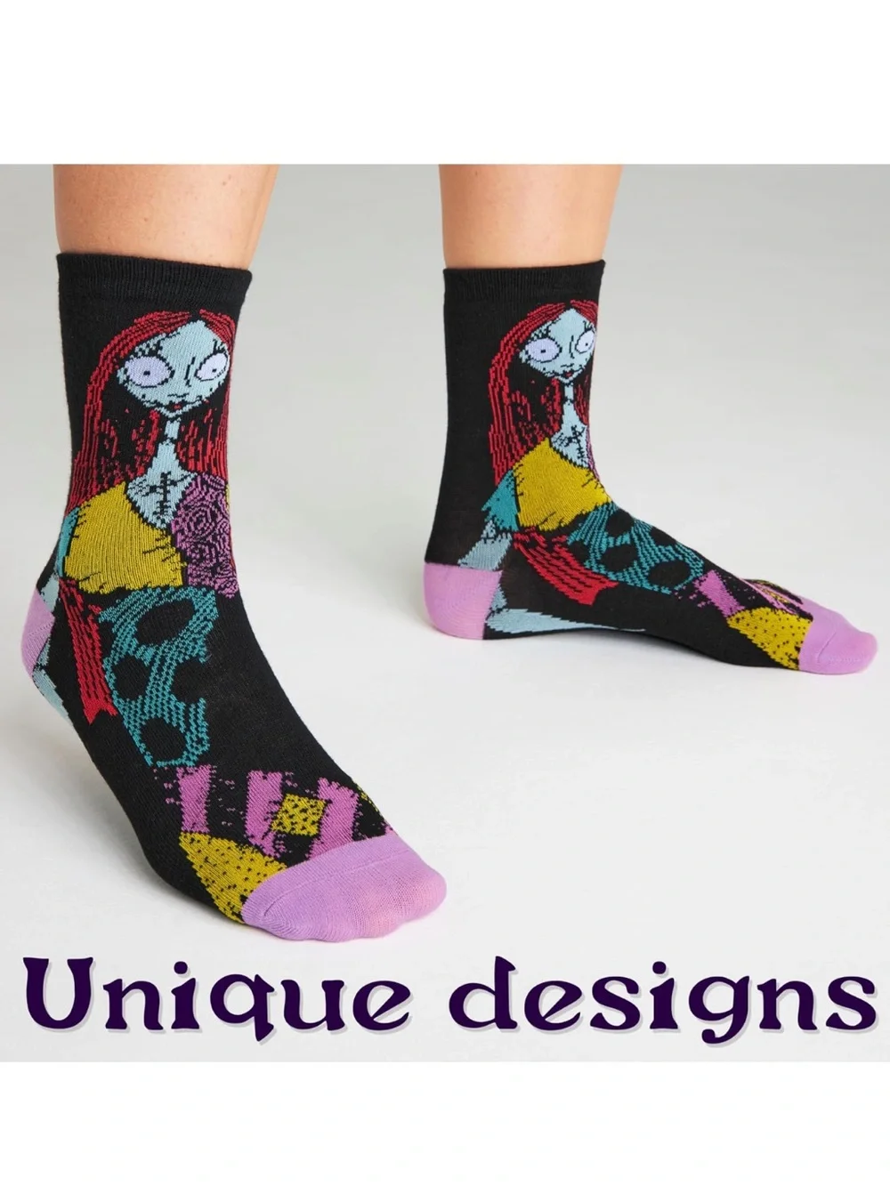 Disney Socks 5 Pack, US Size 4‑9, Soft and Breathable Novelty Socks Gifts f